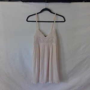 Women's Short Dress with Crochet Top (Small)